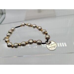 Vidda  Silver/Gold Tone "One Planet" Bracelet